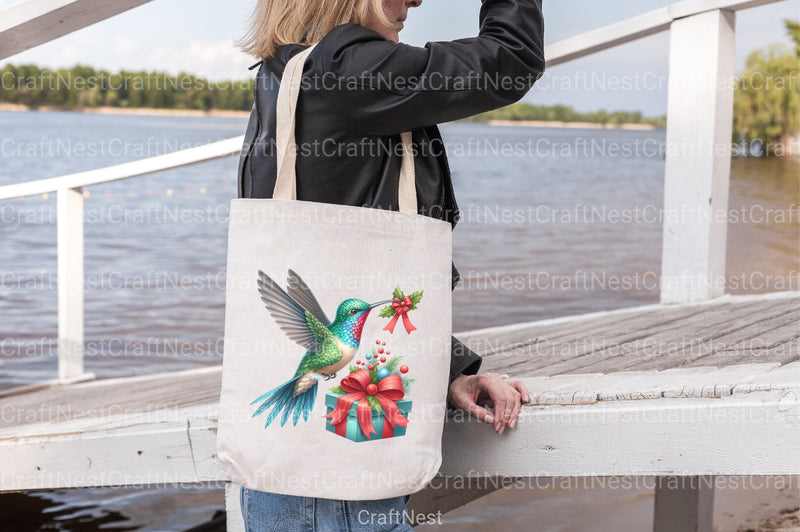 Christmas Hummingbird Clipart Bundle - CraftNest - Digital Crafting and Art