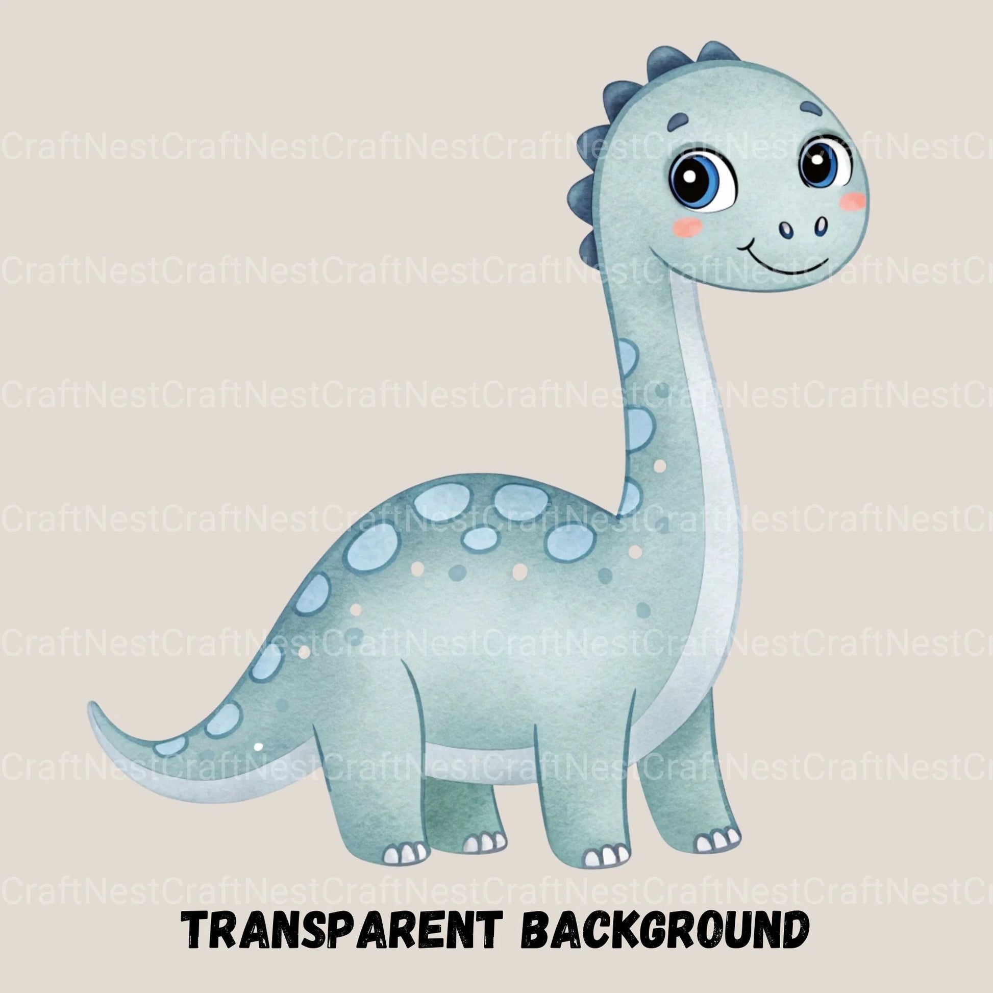 Cute Dinosaurs Clipart Bundle - CraftNest - Digital Crafting and Art