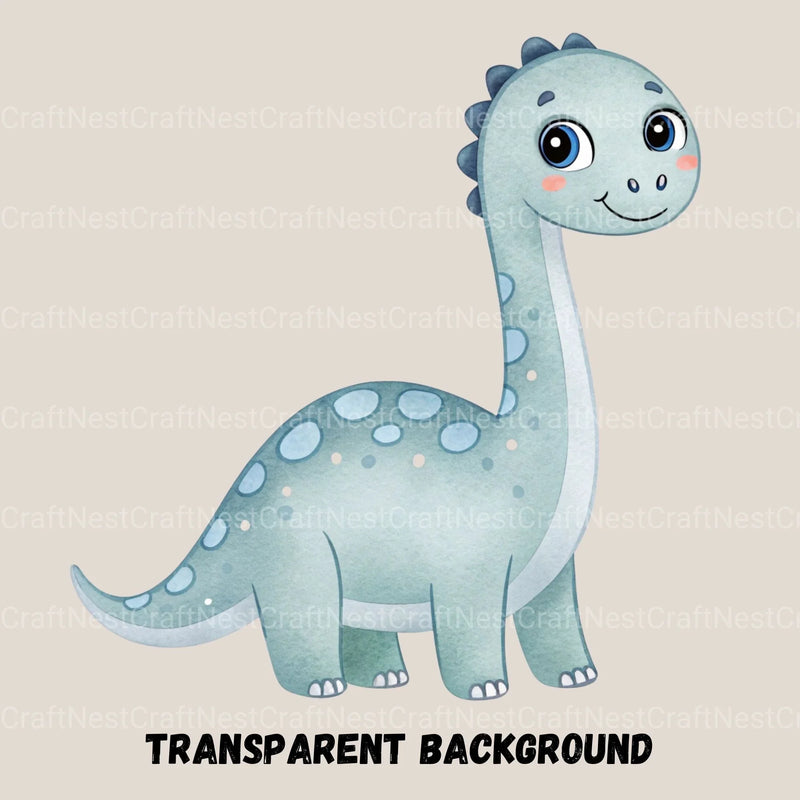 Cute Dinosaurs Clipart Bundle - CraftNest - Digital Crafting and Art