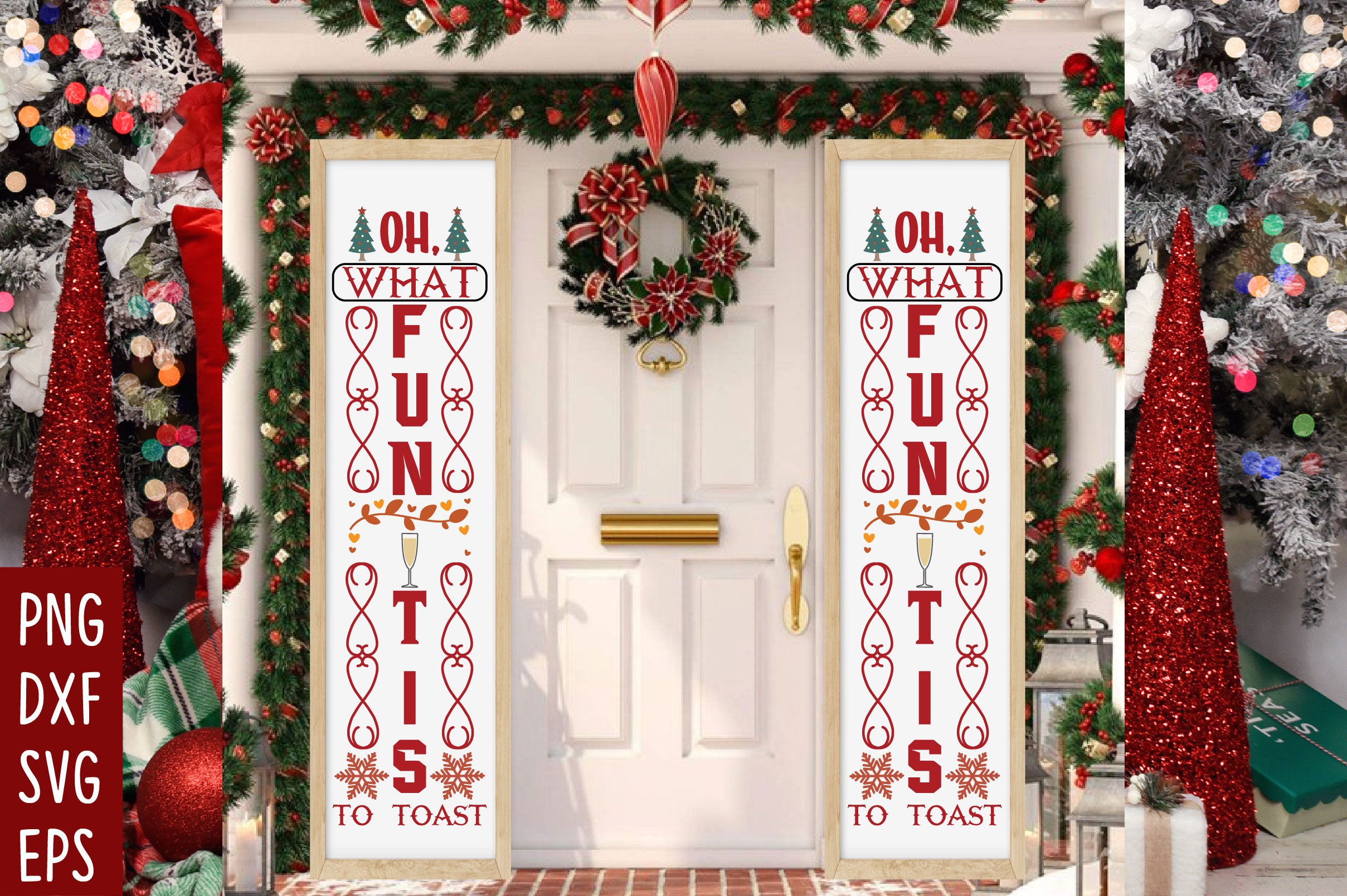 Christmas Porch Sign Bundle - CraftNest - Digital Crafting and Art