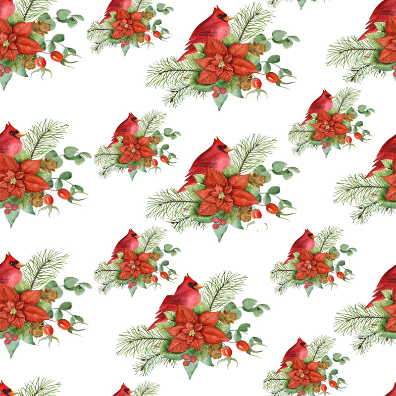 Cardinal Seamless Digital Paper - CraftNest - Digital Crafting and Art
