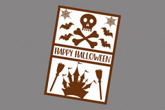 Happy Halloween Card SVG Bundle - CraftNest - Digital Crafting and Art