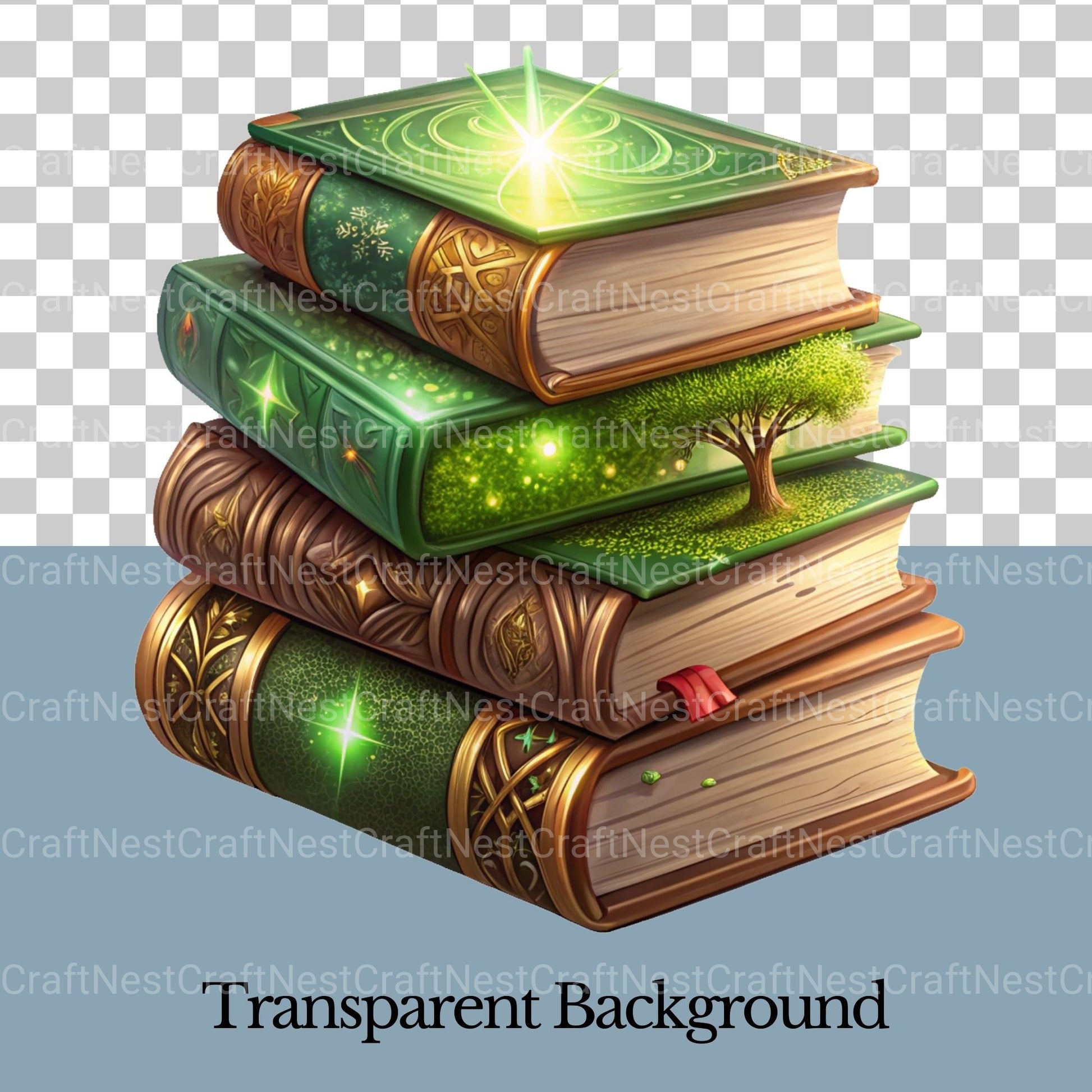 Books Magical Clipart Bundle - CraftNest - Digital Crafting and Art