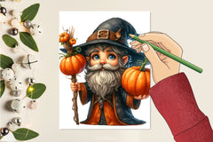 Wizard Pumpkins Clipart Bundle - CraftNest - Digital Crafting and Art