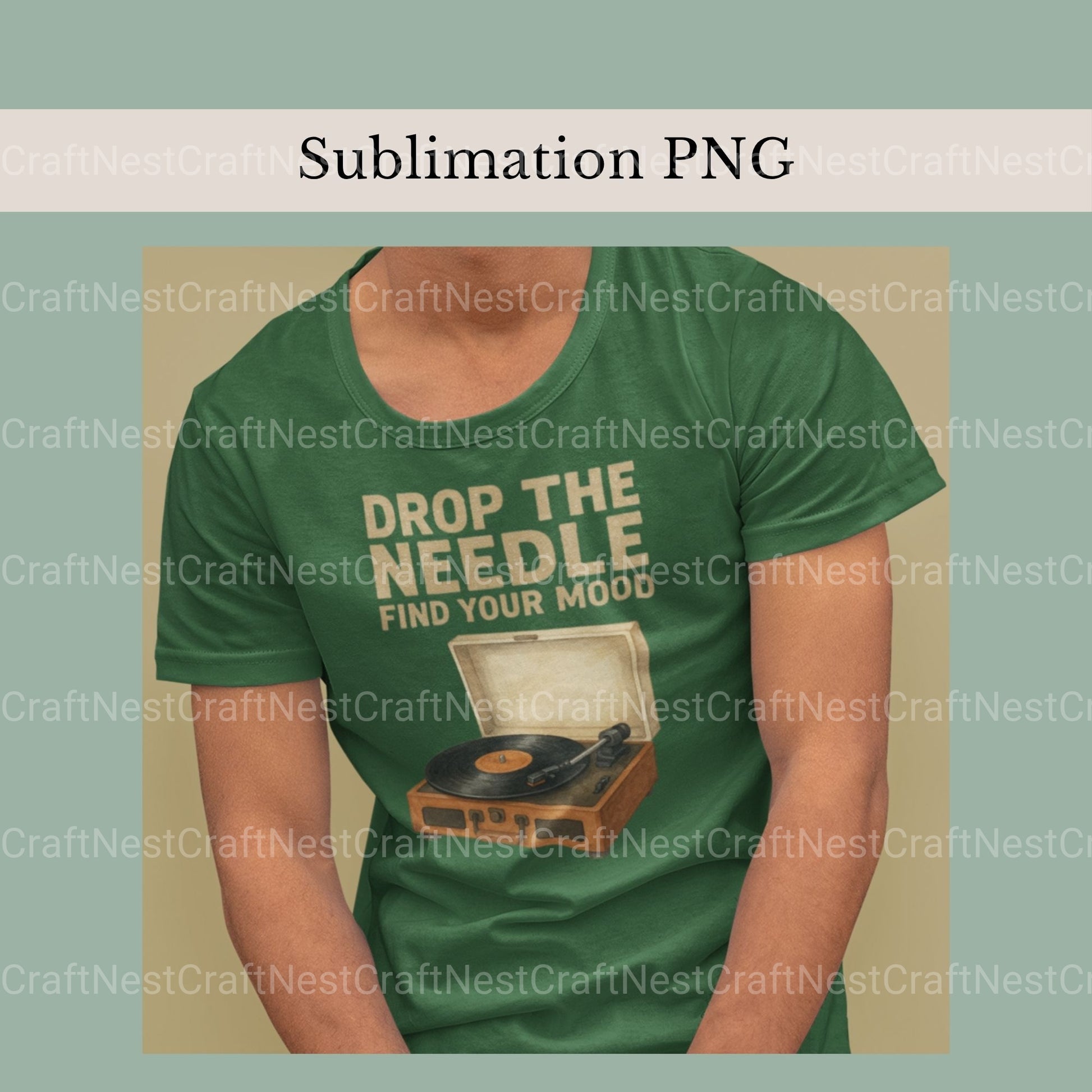 Drop The Needle Find Your Mood Clipart Bundle - CraftNest - Digital Crafting and Art