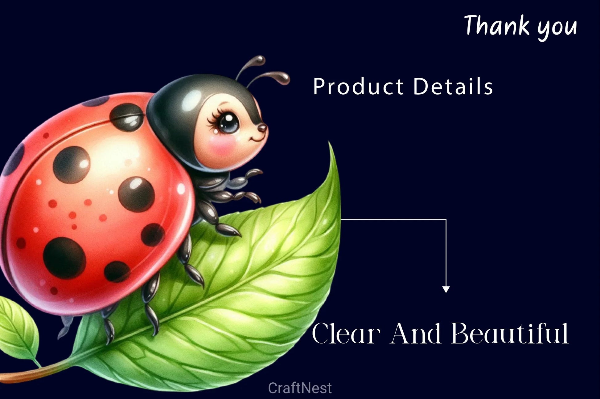 Happy Ladybug Clipart Bundle 2 - CraftNest - Digital Crafting and Art