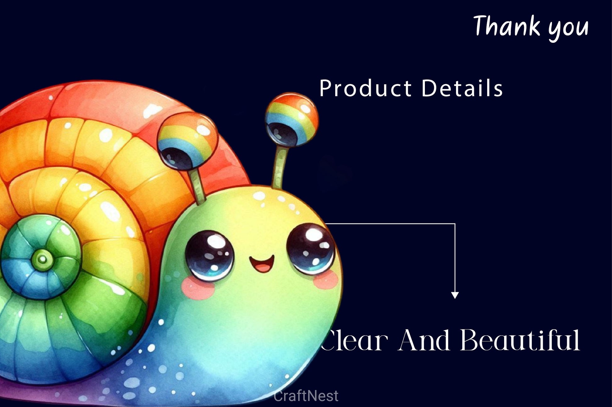 Rainbow Snail Clipart Bundle 2 - CraftNest - Digital Crafting and Art