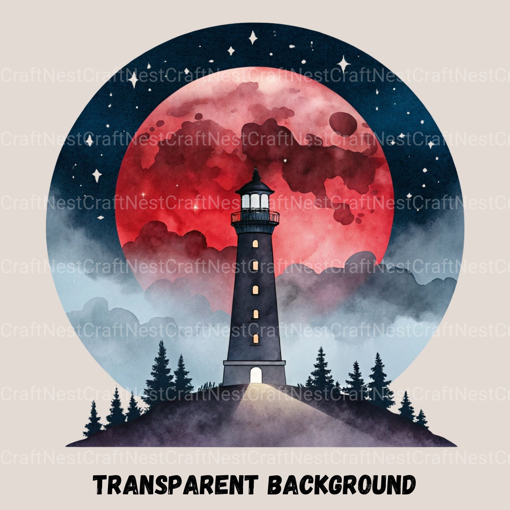 Lighthouses Updated Clipart Bundle - CraftNest - Digital Crafting and Art