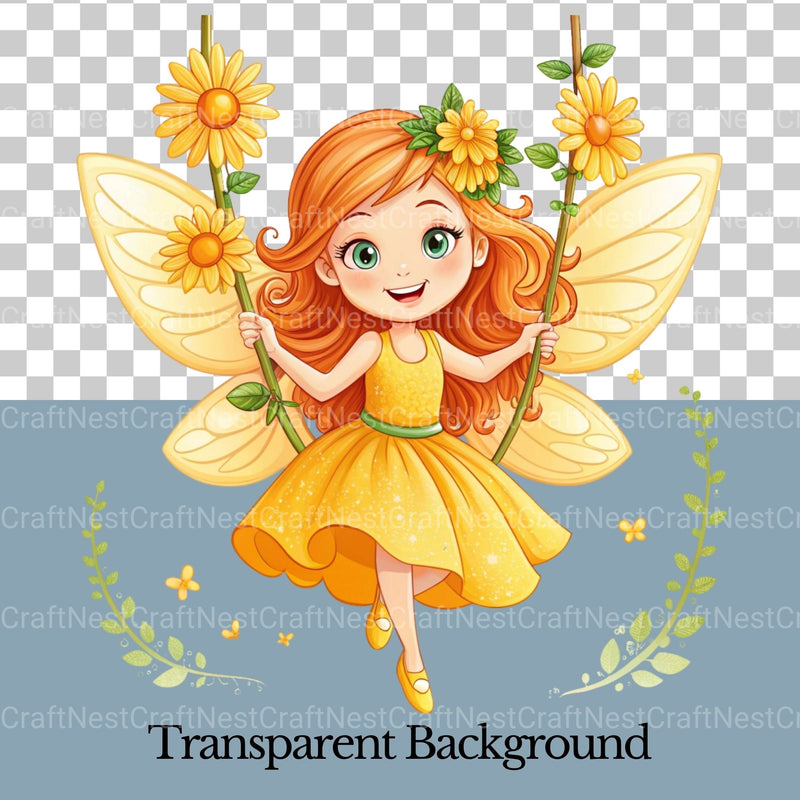 Fairies Clipart Bundle - CraftNest - Digital Crafting and Art