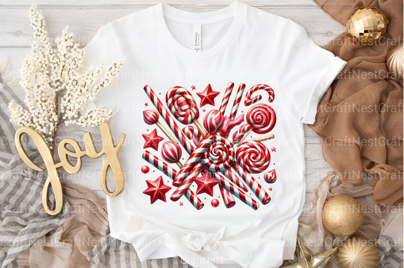 Candy Cane Clipart Bundle 2 - CraftNest - Digital Crafting and Art