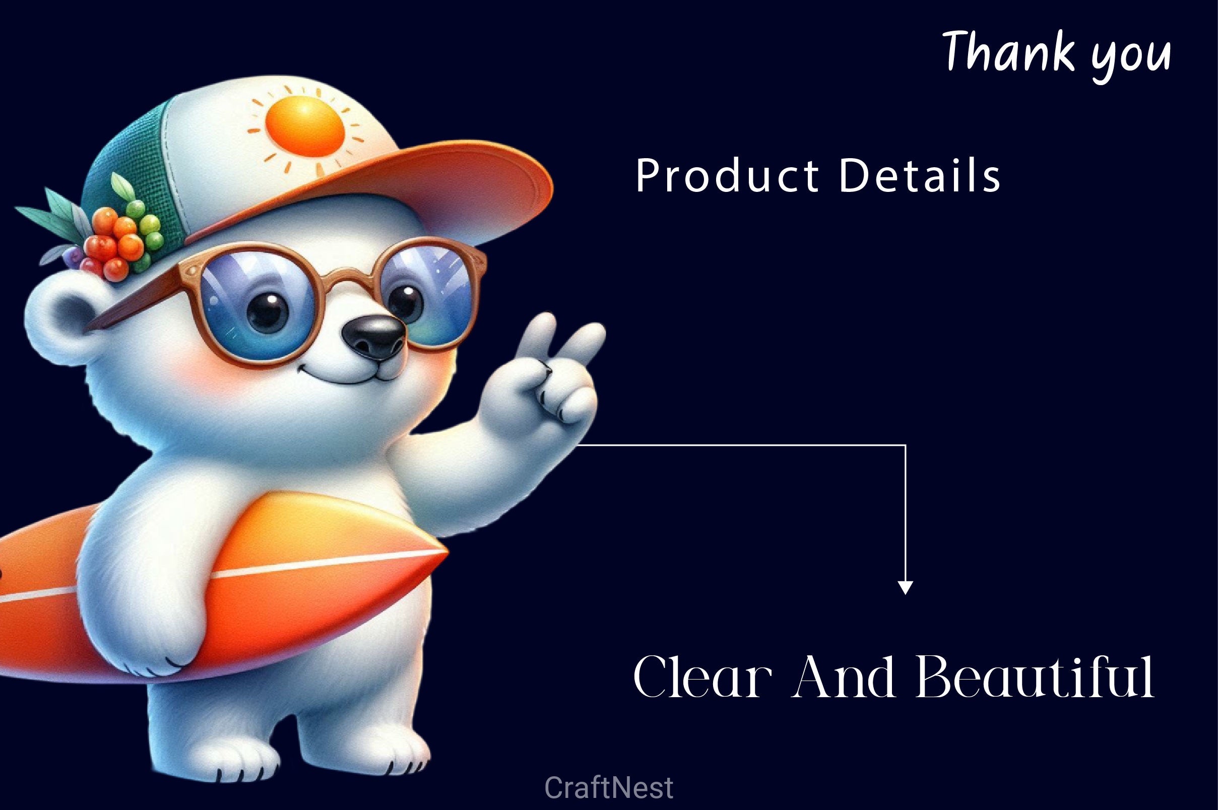 Surfing Animals Clipart Bundle - CraftNest - Digital Crafting and Art