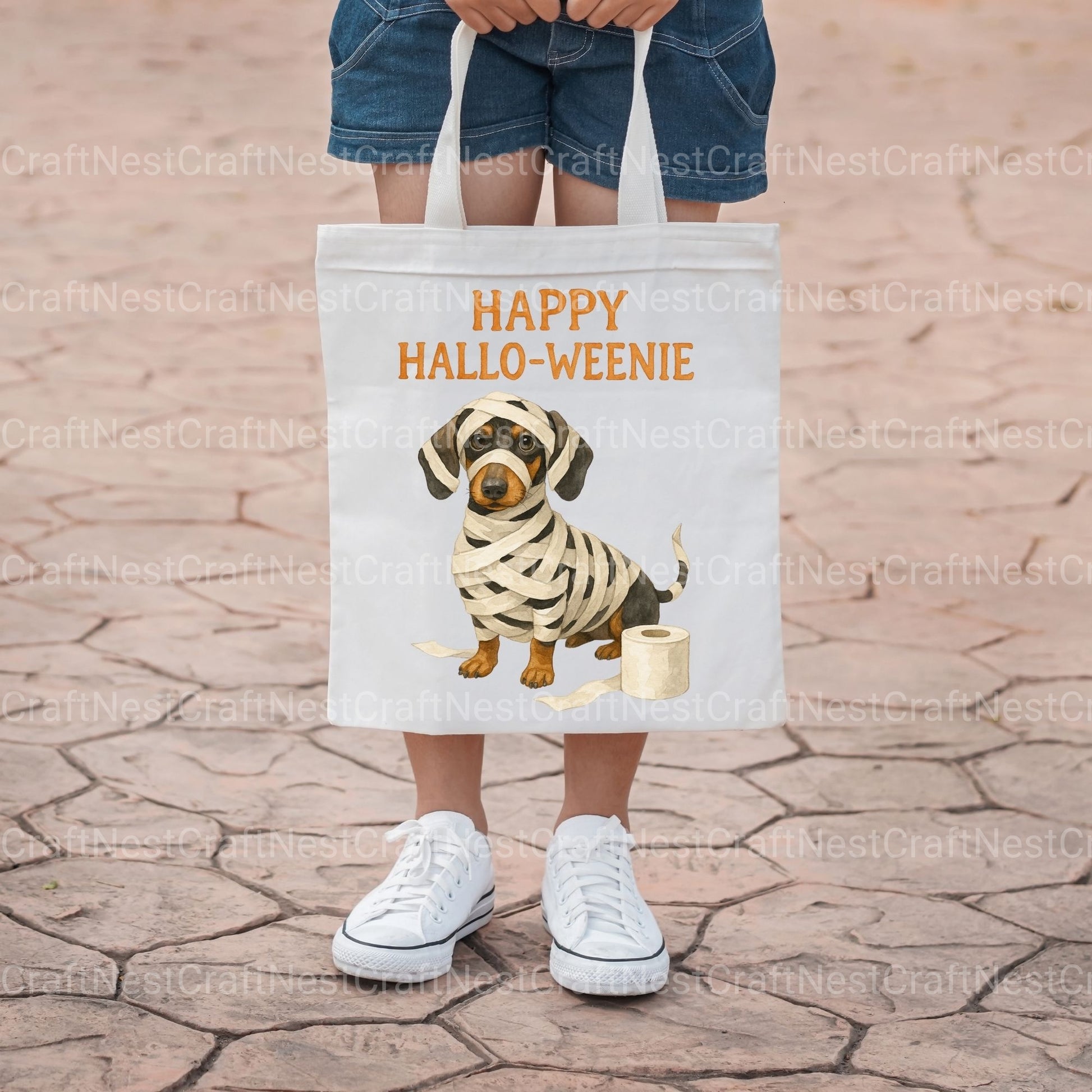 Dachshund Mummy Halloween Clipart Bundle - CraftNest - Digital Crafting and Art