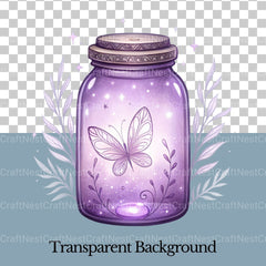 Fairy Purple Clipart Bundle - CraftNest - Digital Crafting and Art