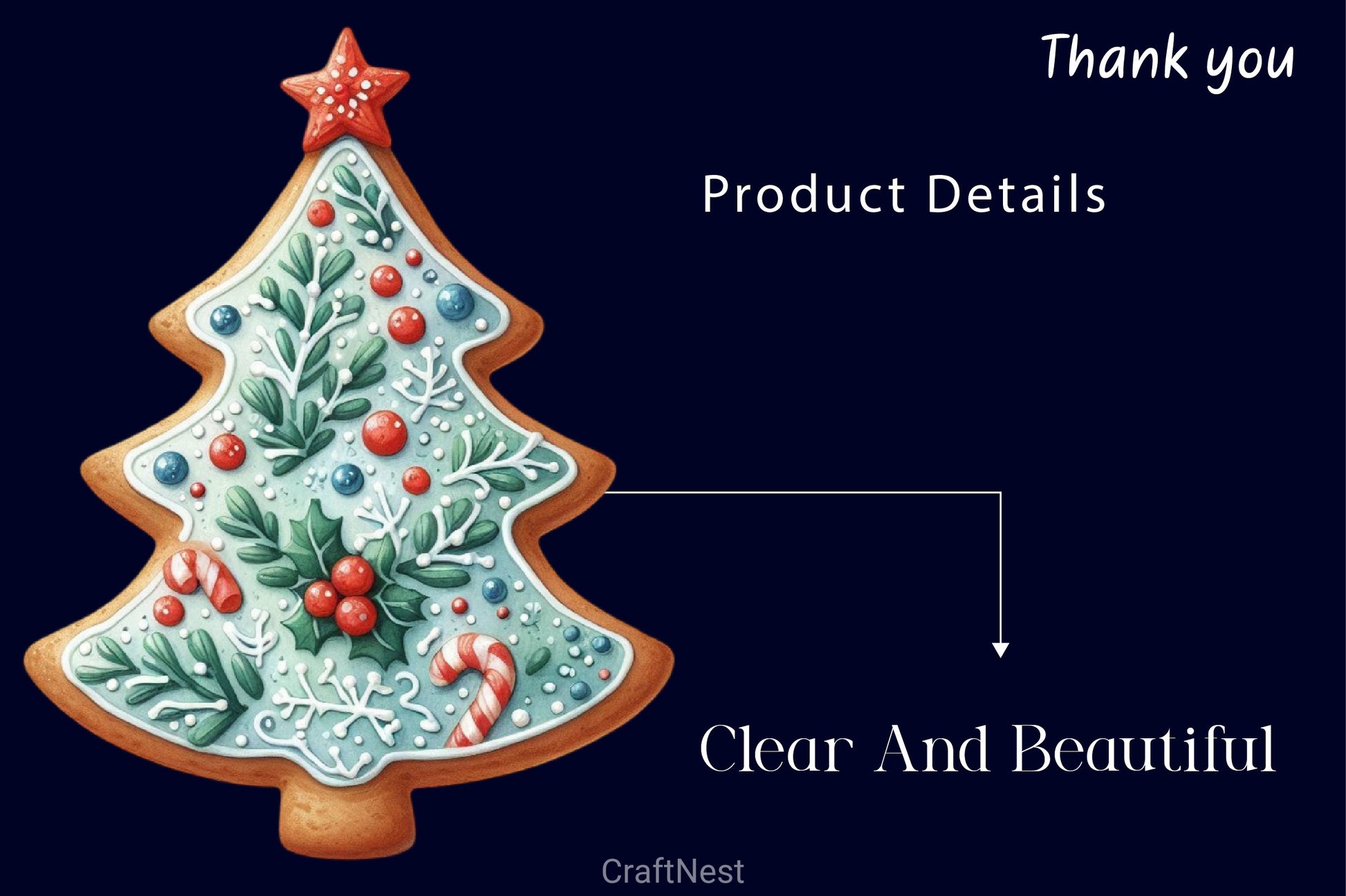 Christmas Tree Cakes Clipart Bundle - CraftNest - Digital Crafting and Art