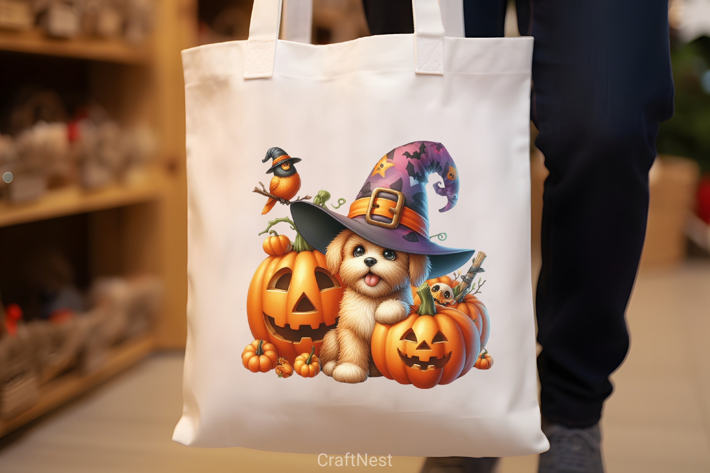 Cute Dog Halloween Clipart Bundle - CraftNest - Digital Crafting and Art