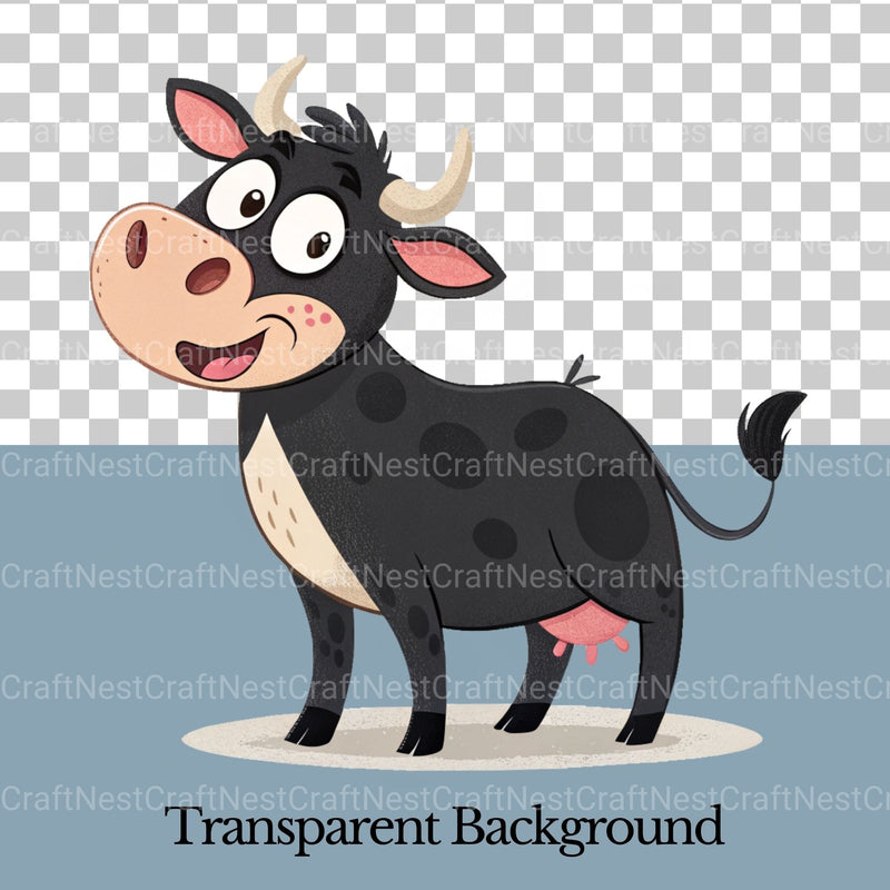 Cows Quirky Clipart Bundle - CraftNest - Digital Crafting and Art