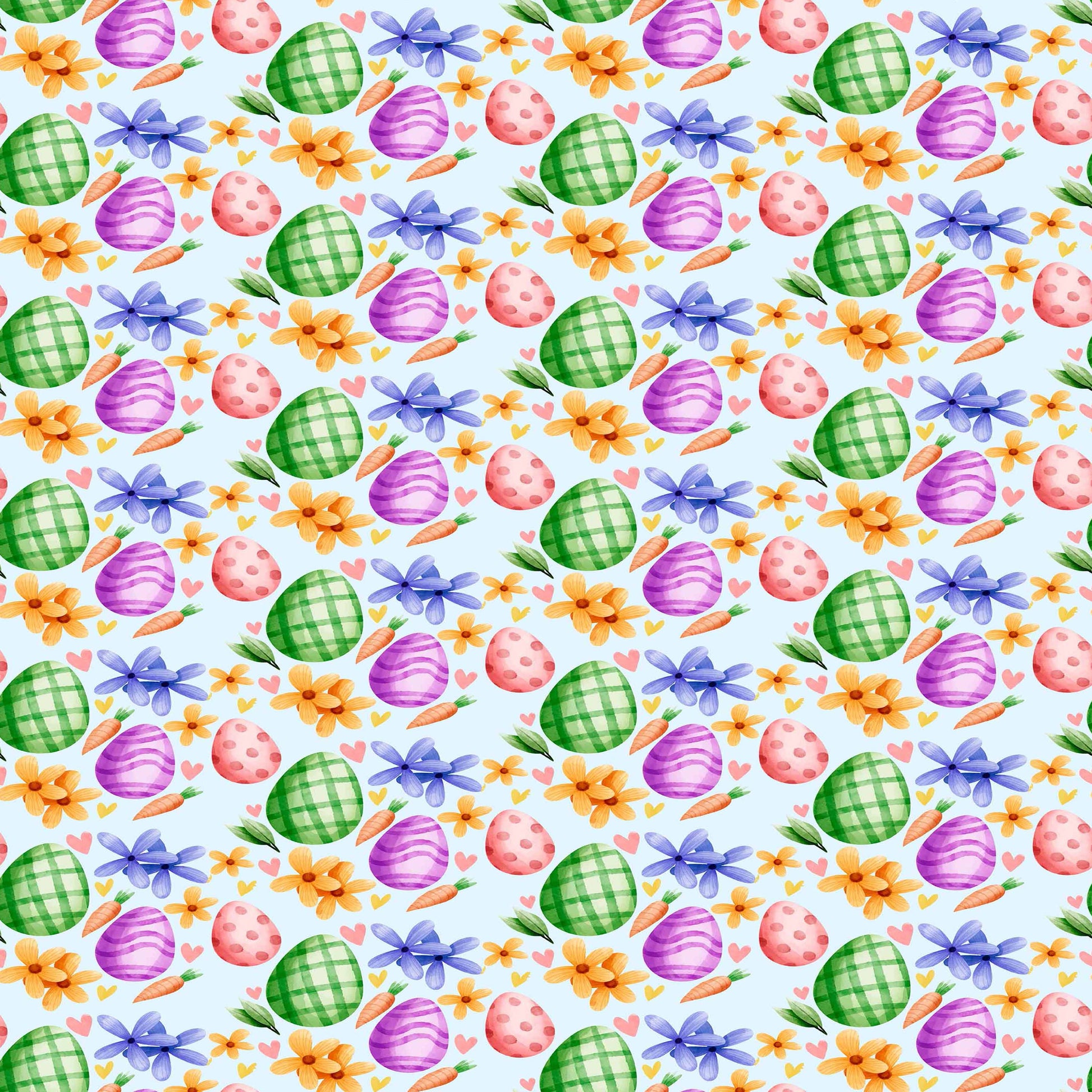 Watercolor Easter Seamless Digital Paper - CraftNest - Digital Crafting and Art