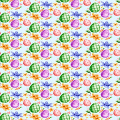 Watercolor Easter Seamless Digital Paper - CraftNest - Digital Crafting and Art