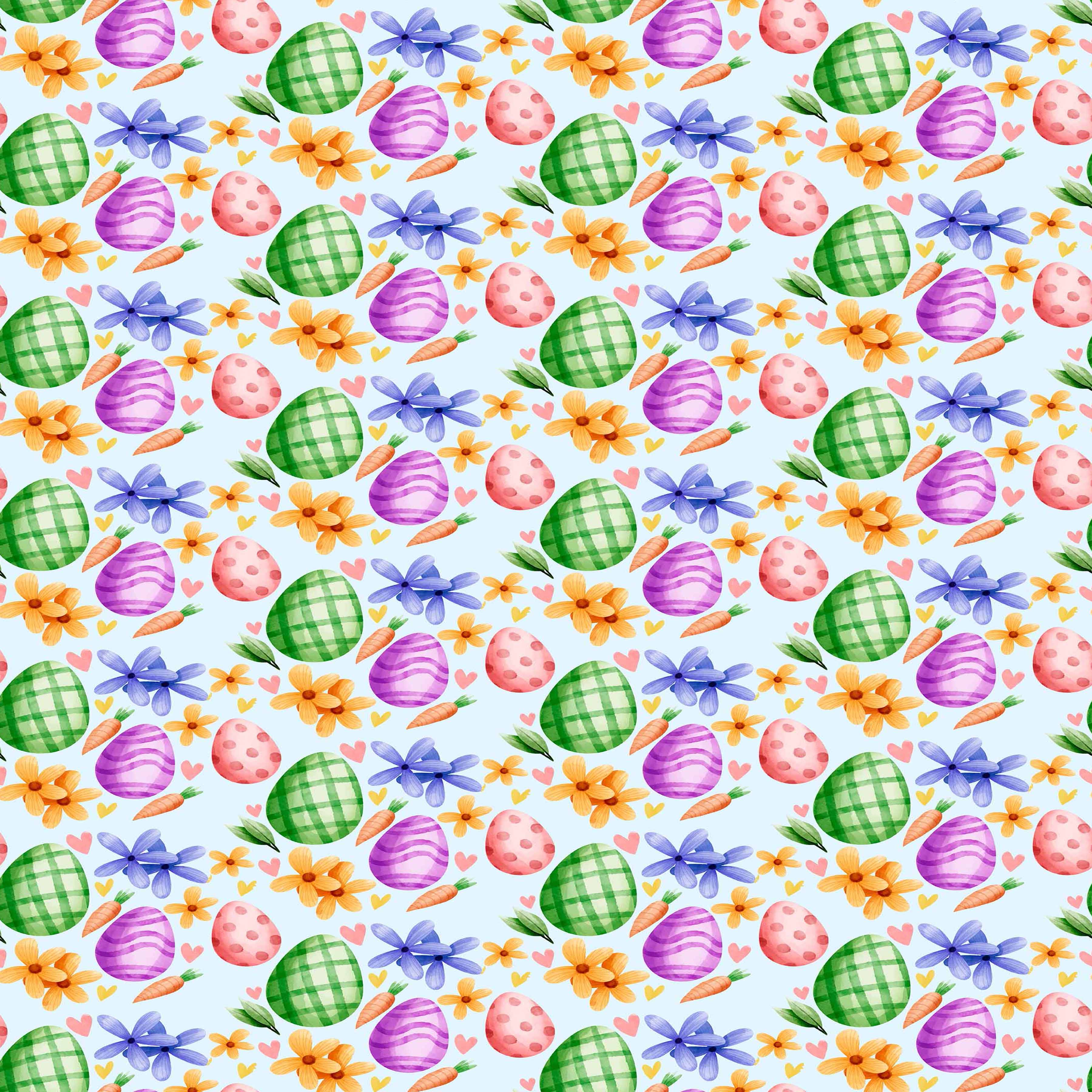 Watercolor Easter Seamless Digital Paper - CraftNest - Digital Crafting and Art