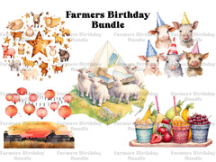 Farmers Birthday Clipart - CraftNest