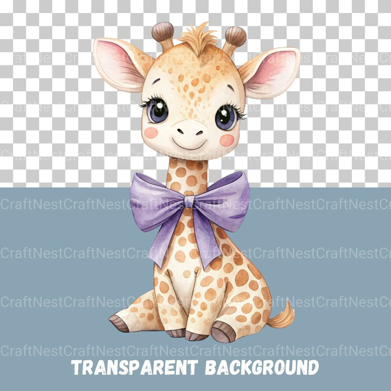 Cute Giraffes Clipart Bundle - CraftNest - Digital Crafting and Art