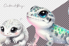 Glitter Lizard Clipart Bundle - CraftNest - Digital Crafting and Art
