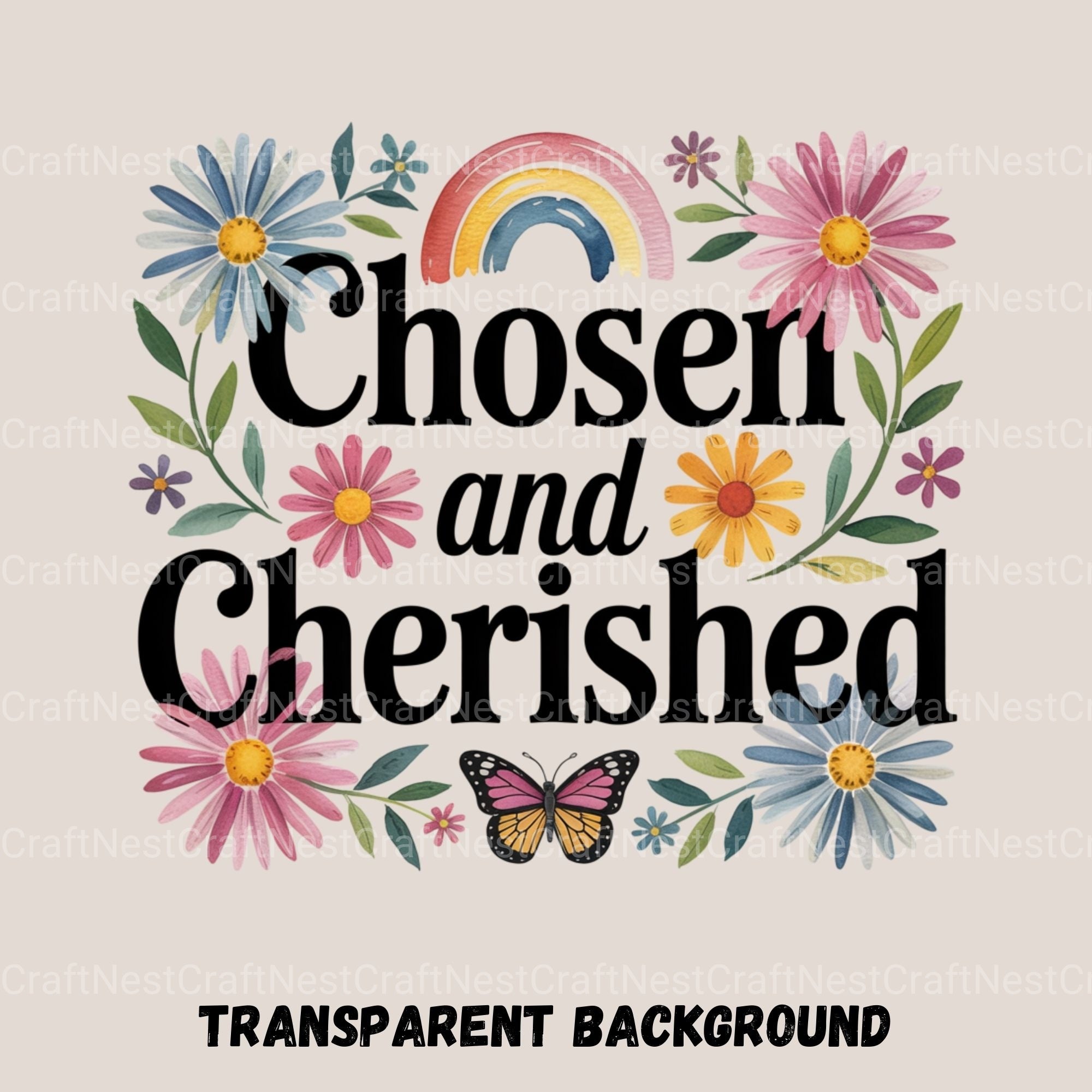 Bible Quotes Daisies Clipart Bundle - CraftNest - Digital Crafting and Art