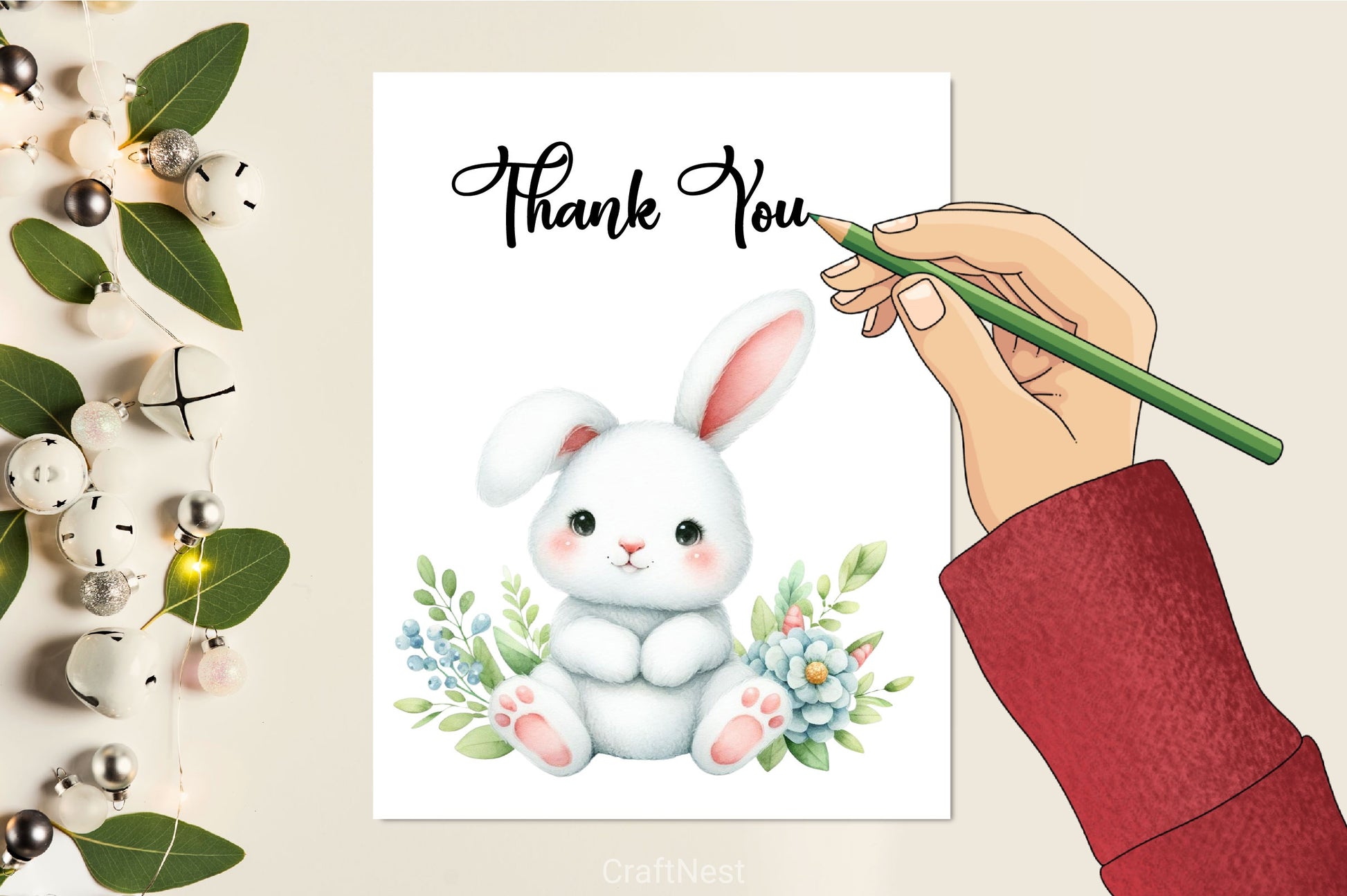 Cute Easter Animals Clipart Bundle - CraftNest - Digital Crafting and Art