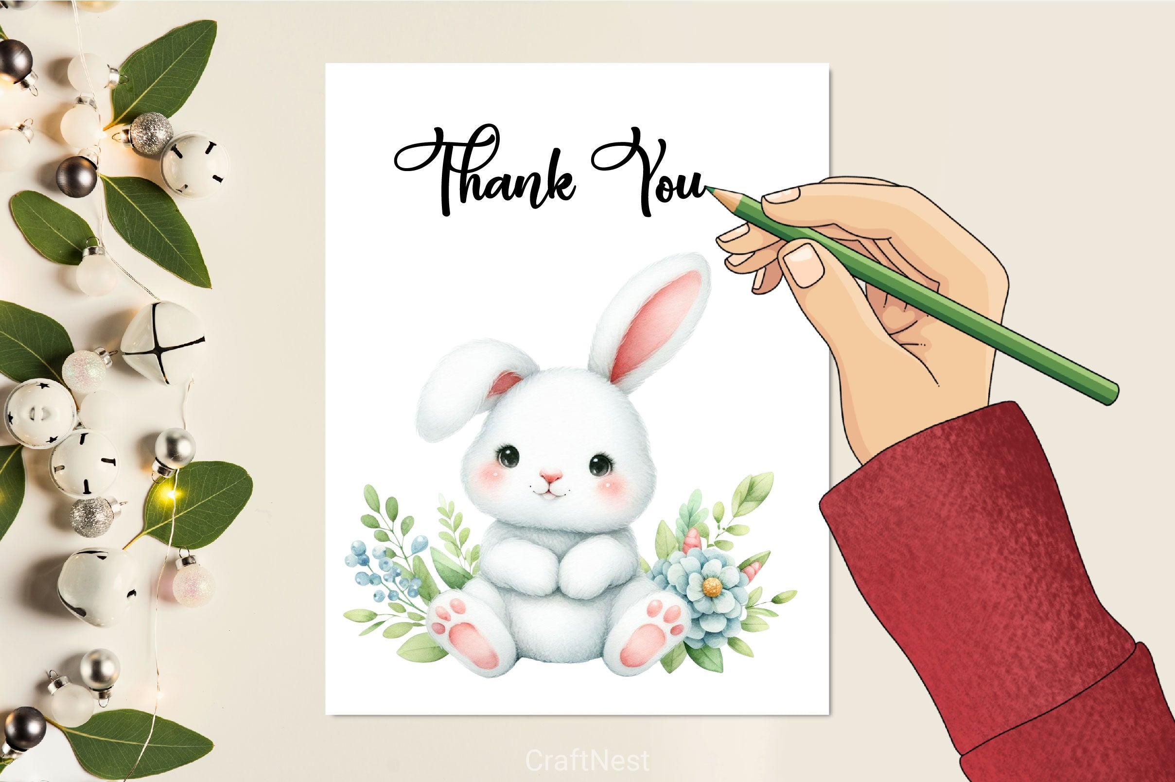 Cute Easter Animals Clipart Bundle - CraftNest - Digital Crafting and Art