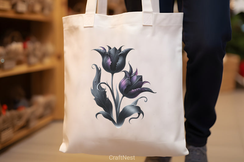 Gothic Flowers Clipart Bundle - CraftNest - Digital Crafting and Art