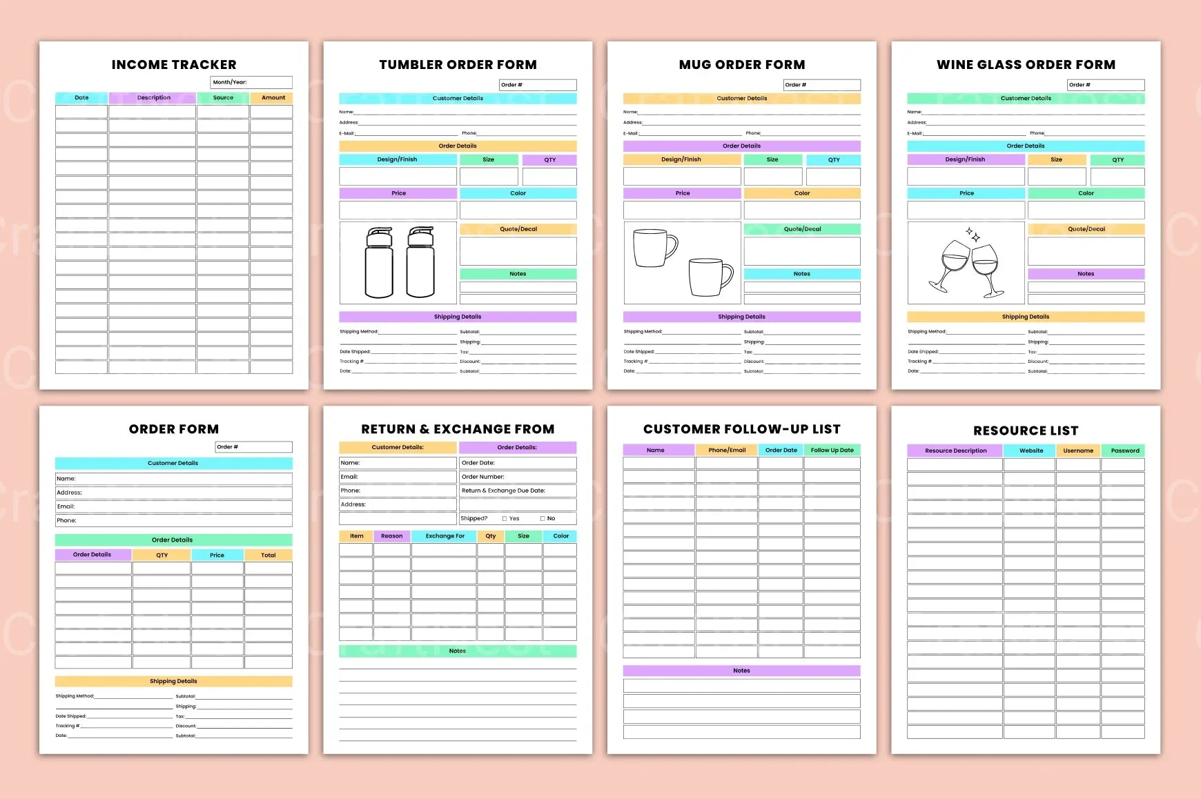 Craft Business Organizer for Efficient Management - CraftNest - Digital Crafting and Art