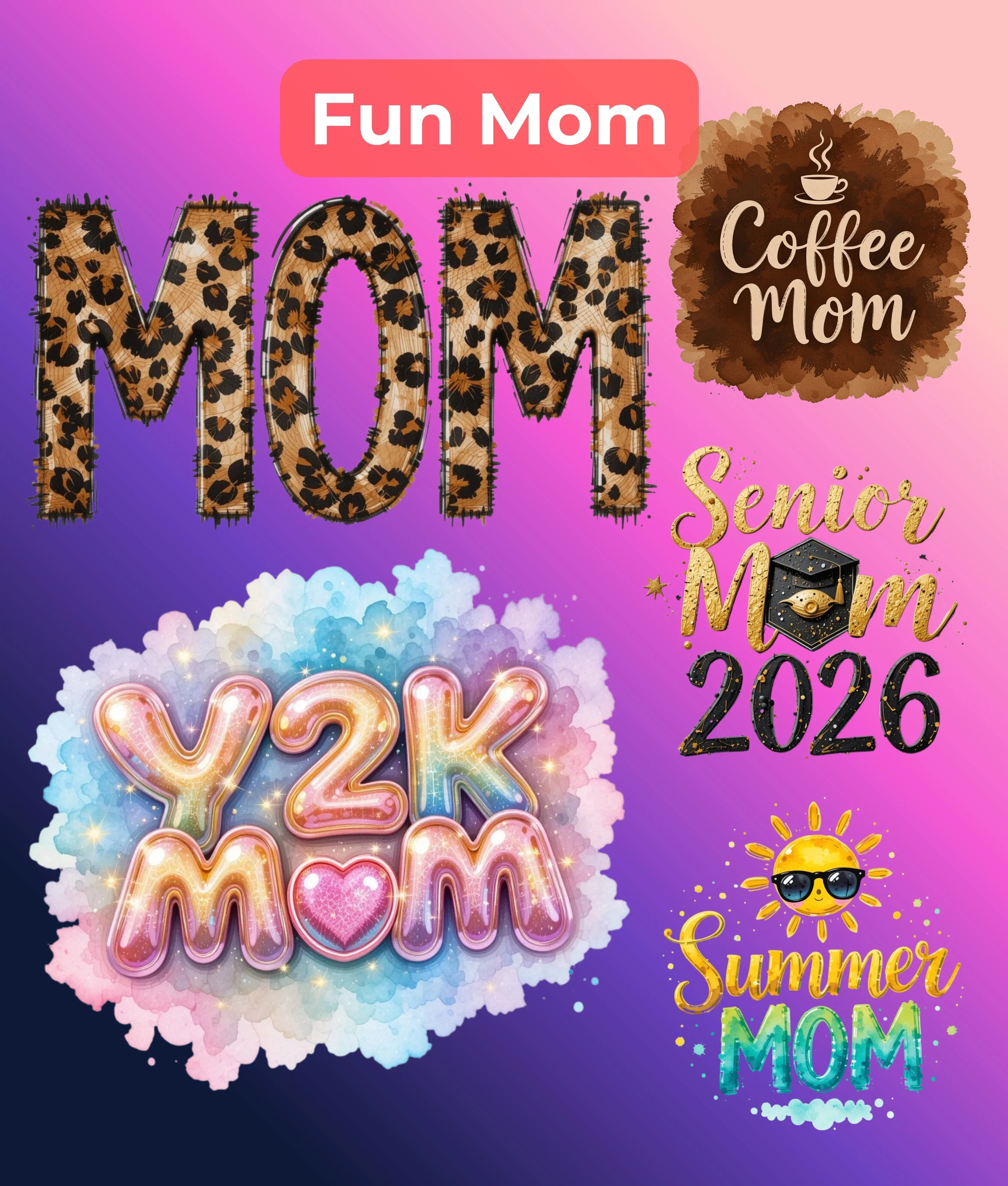 Mom Life Clipart Bundle - CraftNest - Digital Crafting and Art