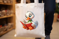 Cute Duck Reading Clipart Bundle - CraftNest - Digital Crafting and Art