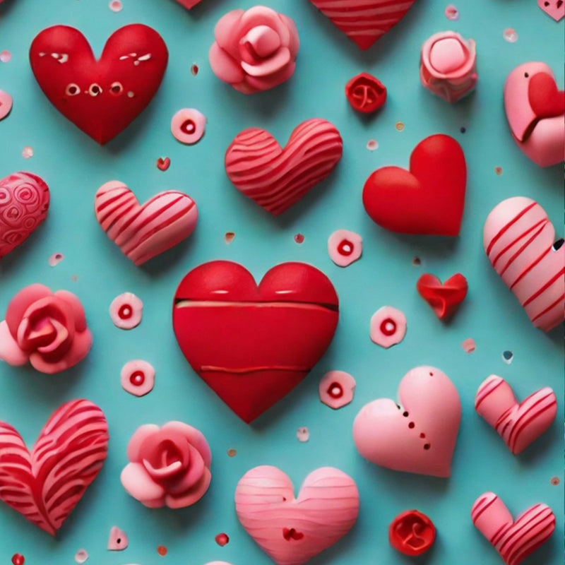 Valentine's Day Seamless Digital Paper 2 - CraftNest - Digital Crafting and Art