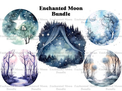 Enchanted Moon Clipart - CraftNest