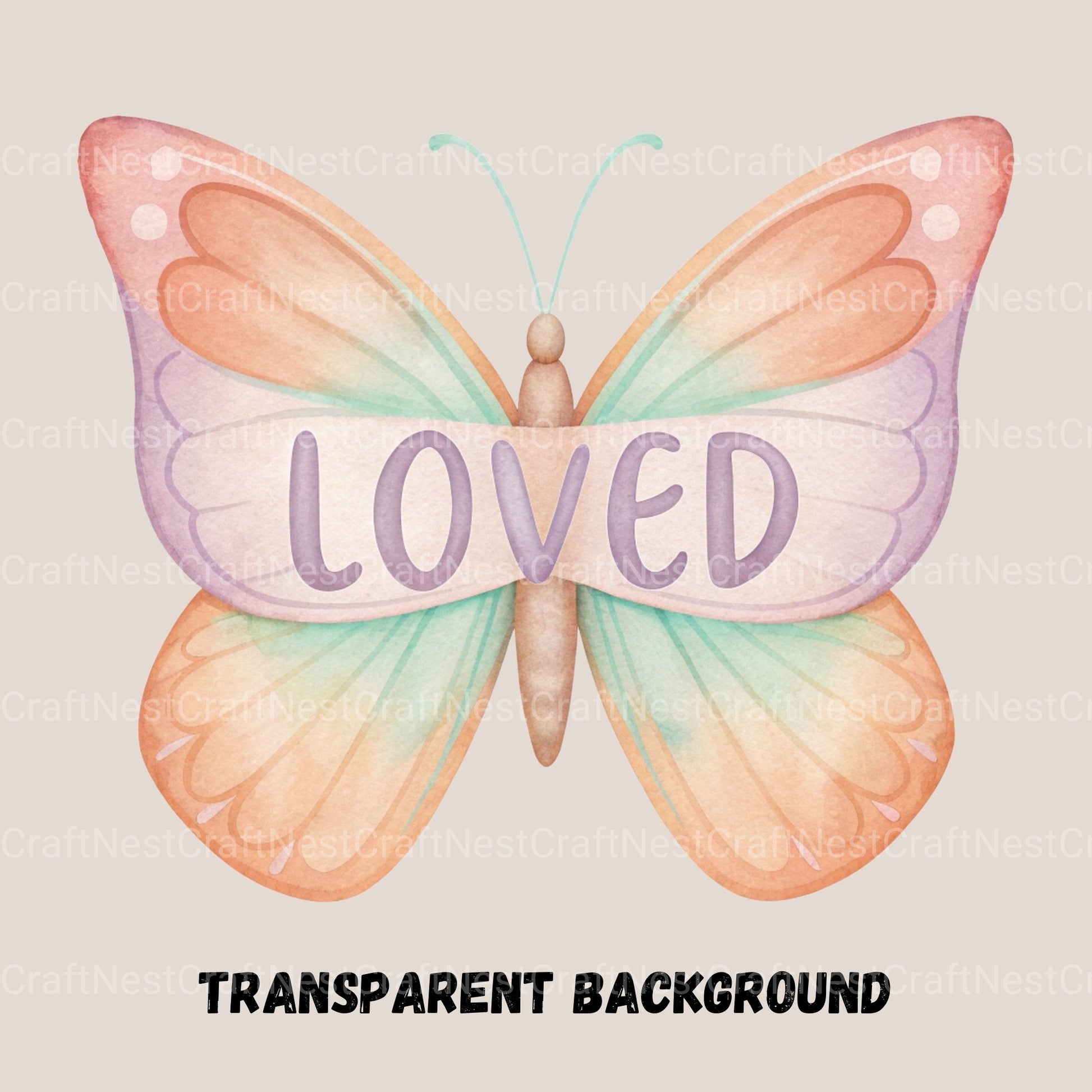 Butterfly Faith Clipart Bundle - CraftNest - Digital Crafting and Art