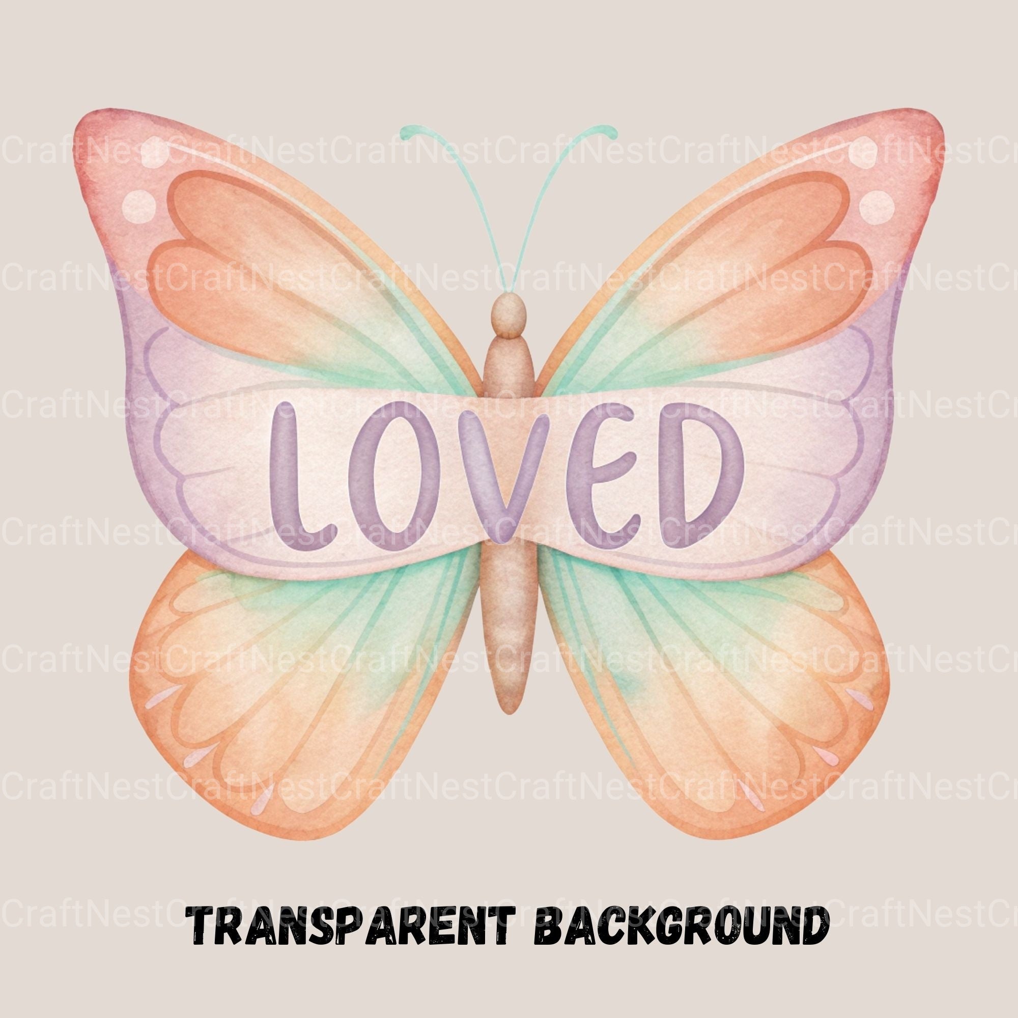 Butterfly Faith Clipart Bundle - CraftNest - Digital Crafting and Art