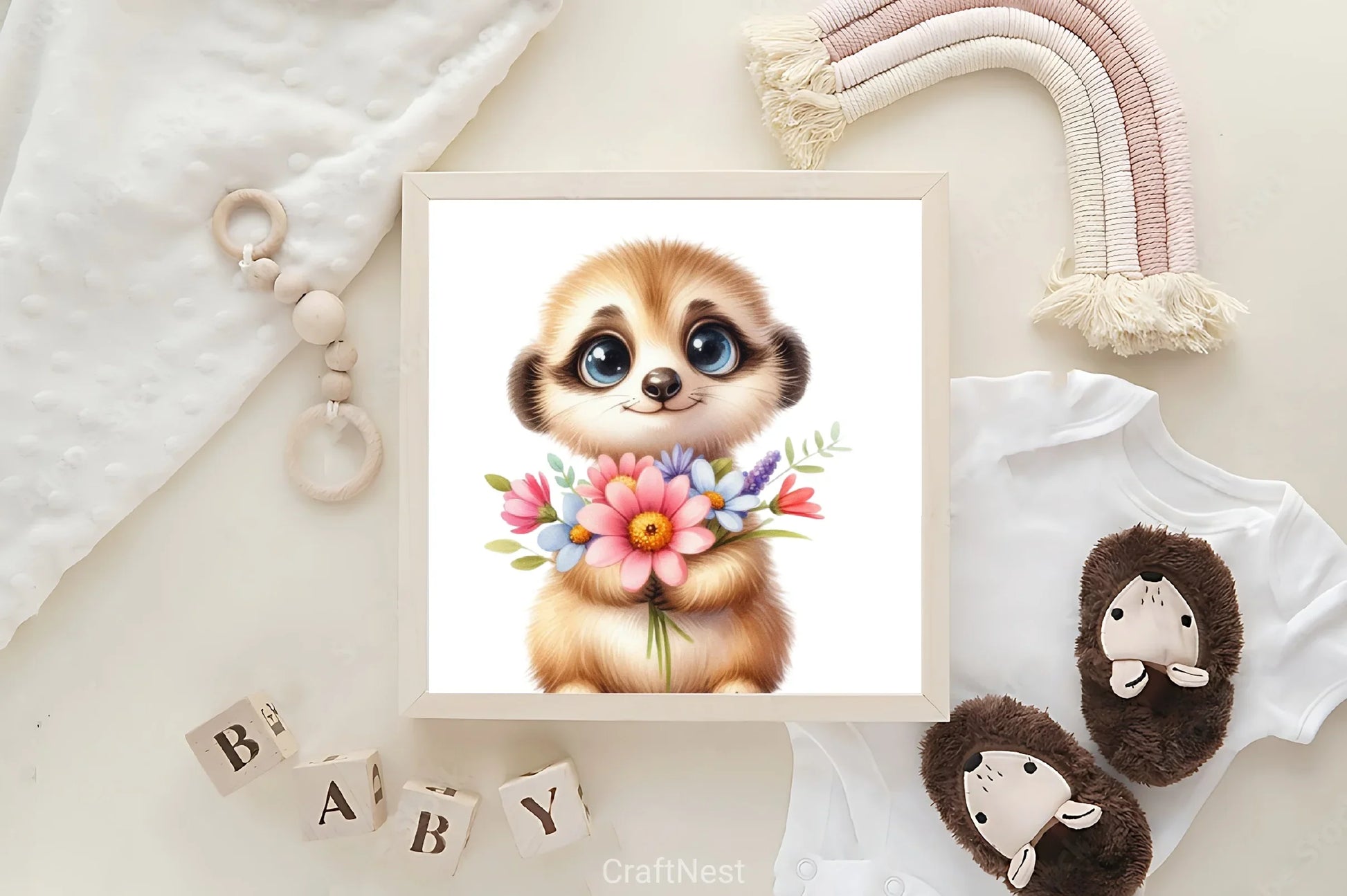 Mother's Day Meerkat Clipart Bundle - CraftNest - Digital Crafting and Art