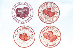 Valentine Stamps Clipart Bundle - CraftNest - Digital Crafting and Art