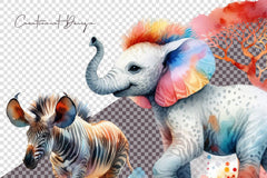 African Animals Clipart Bundle - CraftNest - Digital Crafting and Art
