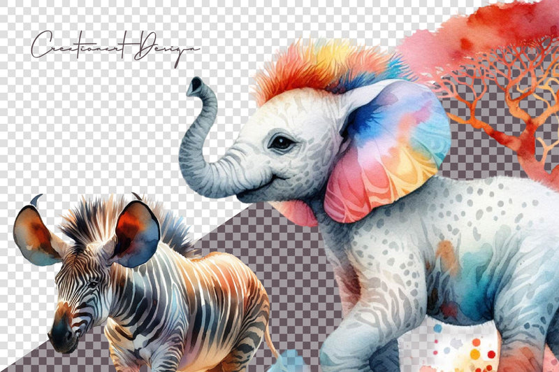 African Animals Clipart Bundle - CraftNest - Digital Crafting and Art