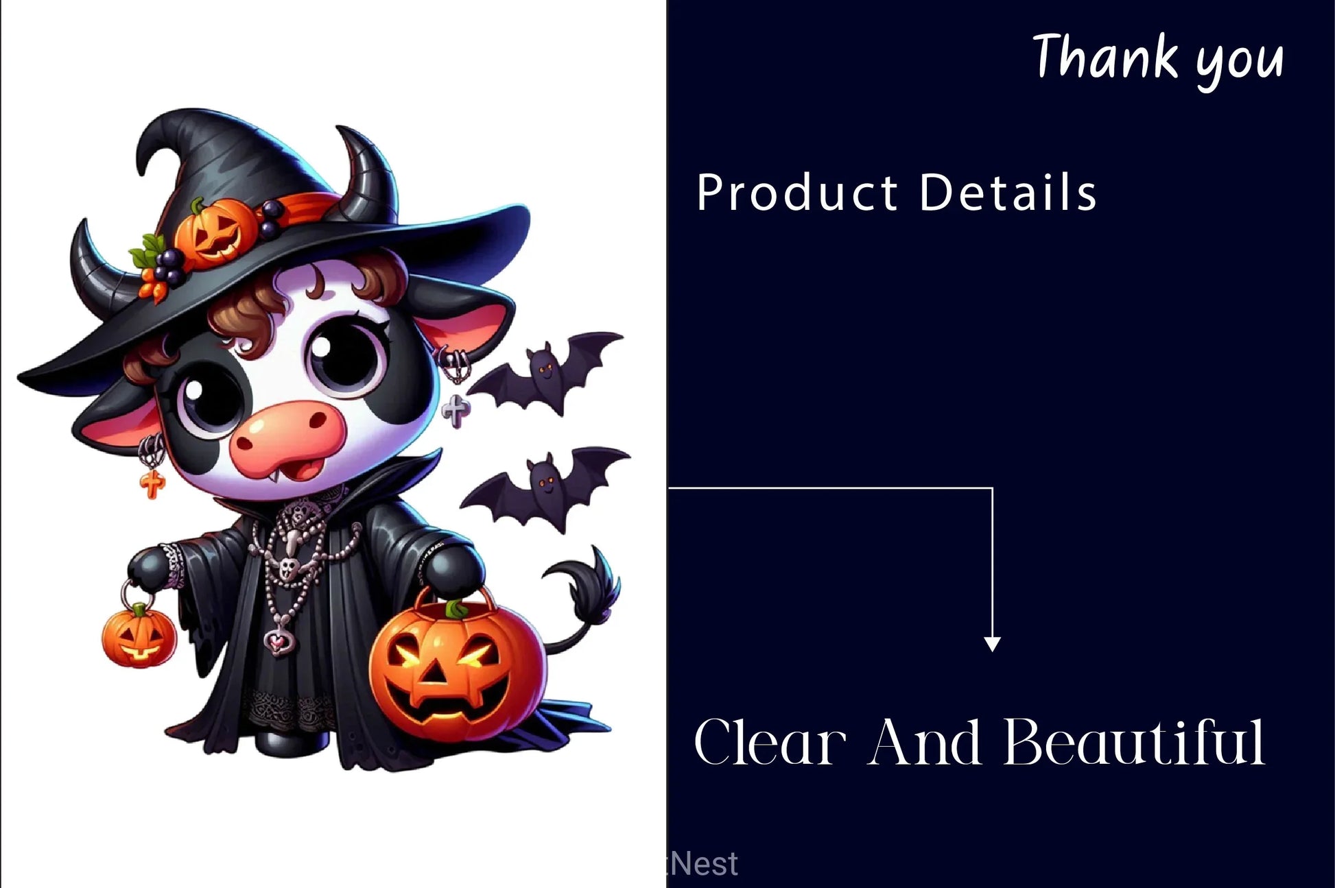 Halloween Cows Clipart Bundle - CraftNest - Digital Crafting and Art