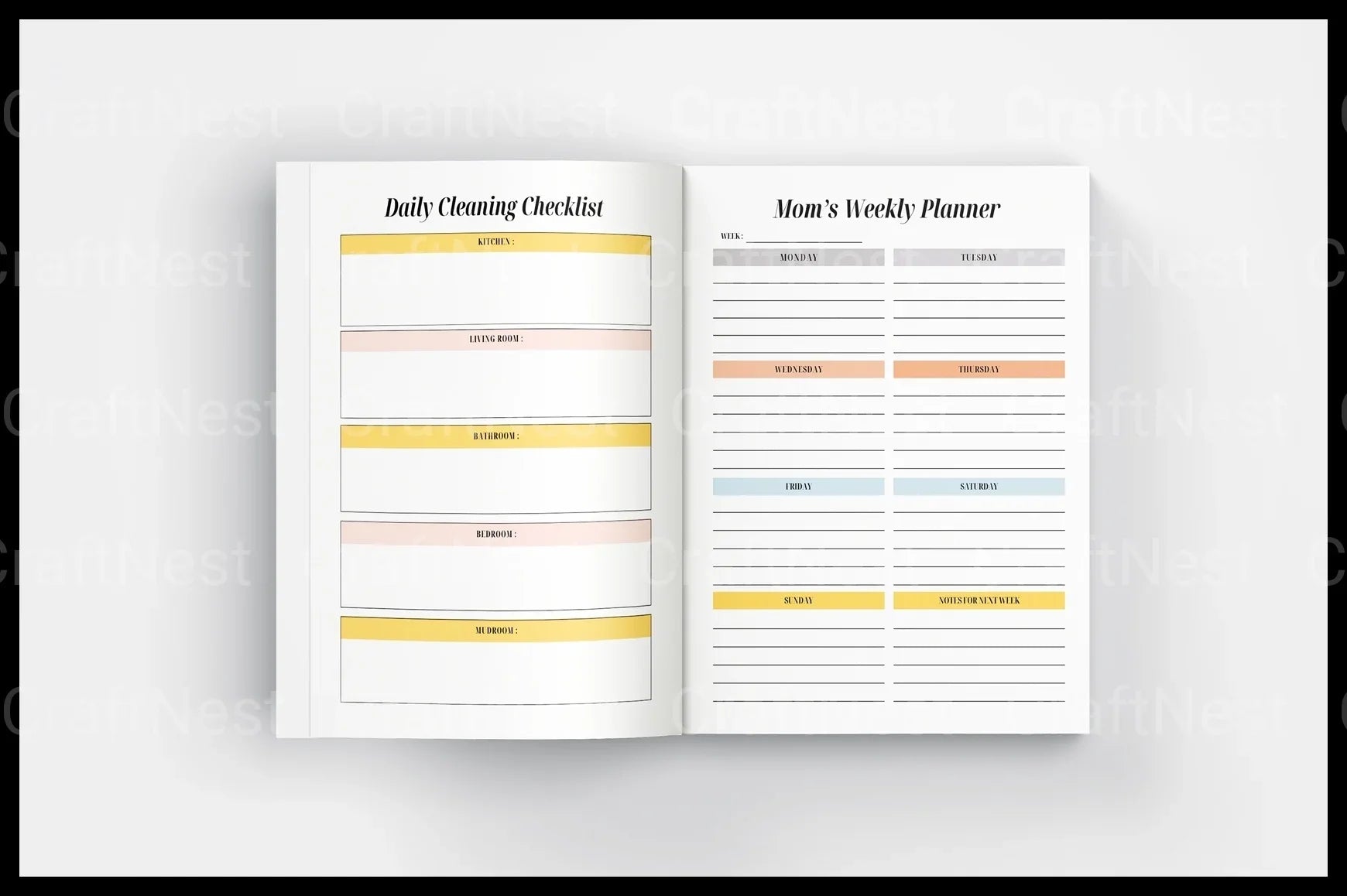 Mom's Daily Organizer - CraftNest - Digital Crafting and Art