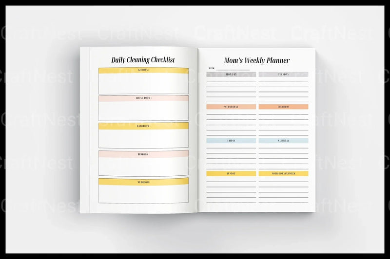 Mom's Daily Organizer - CraftNest - Digital Crafting and Art