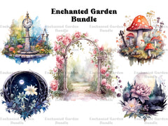 Enchanted Garden Clipart - CraftNest