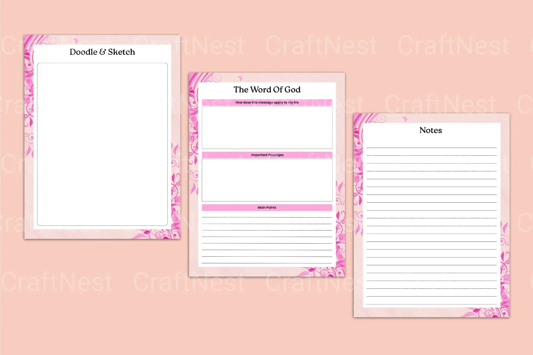 Bible Prayer Guide - CraftNest - Digital Crafting and Art