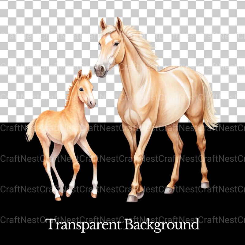 Horses Clipart Bundle 3 - CraftNest - Digital Crafting and Art
