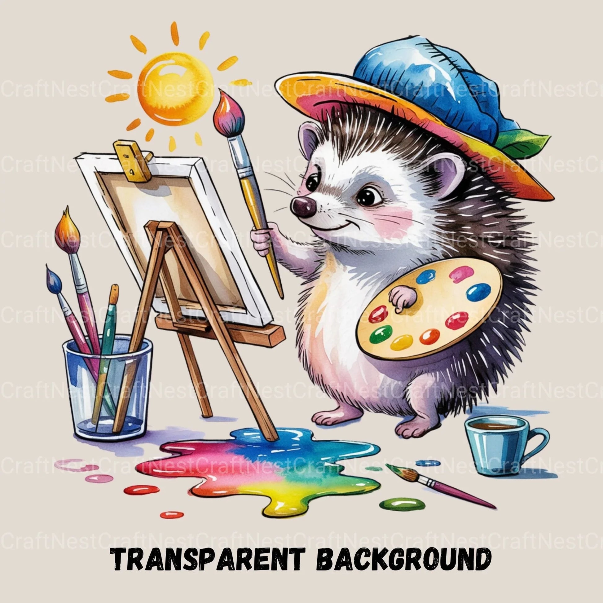 Hedgehogs Clipart Bundle - CraftNest - Digital Crafting and Art