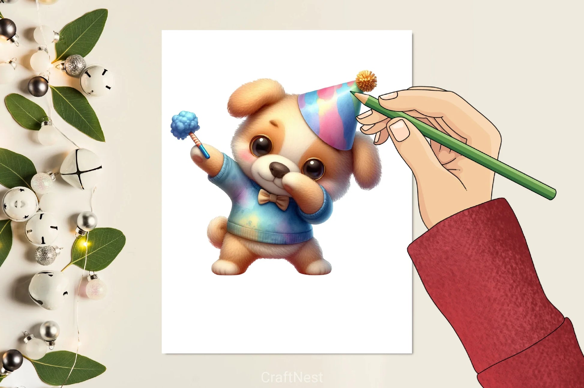 Cute Dabbing Dog Clipart Bundle - CraftNest - Digital Crafting and Art