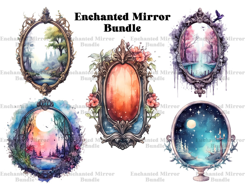 Enchanted Mirror Clipart - CraftNest